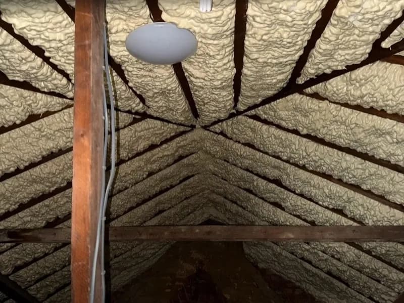 Attics & Rooflines - spray foam insulation service in Eau Claire Wisconsin