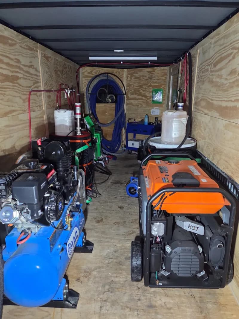 Smart Foam LLC spray foam insulation equipment and rig